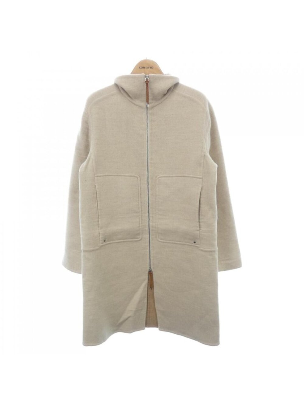 Hermes Coat Beige